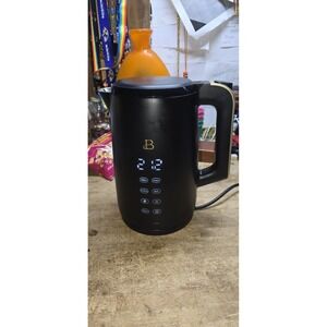 Beautiful 1.7-Liter Electric Kettle by Drew Barrymore in Black Sesame